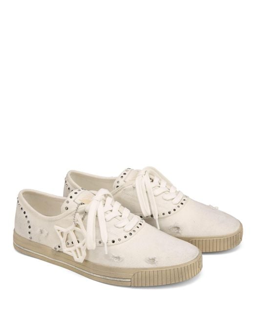 Naked Wolfe Natural The Sailing Sneaker Canvas