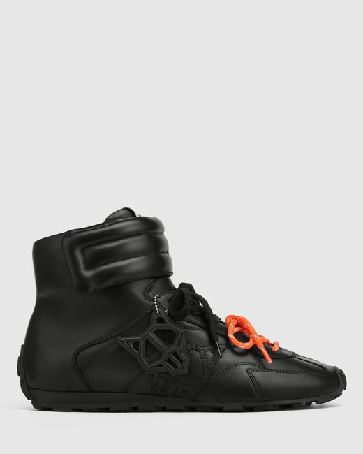 Naked Wolfe Black Love Sneaker Leather
