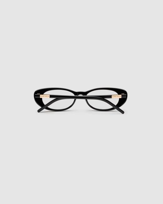Naked Wolfe Black Alexa/Clear Sunglasses