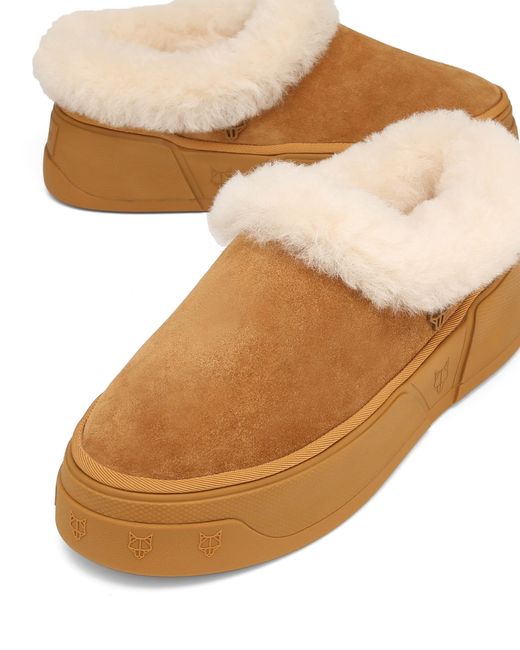 Naked Wolfe Man Brown K-02 Tan Shearling