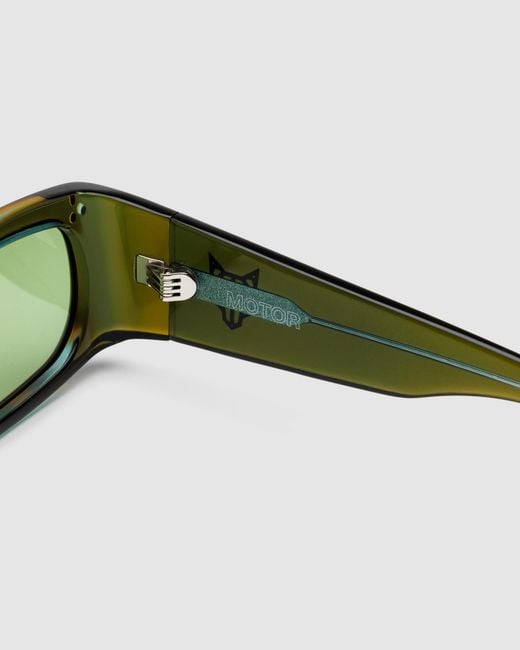 Naked Wolfe Green Motor Forrest Sunglasses