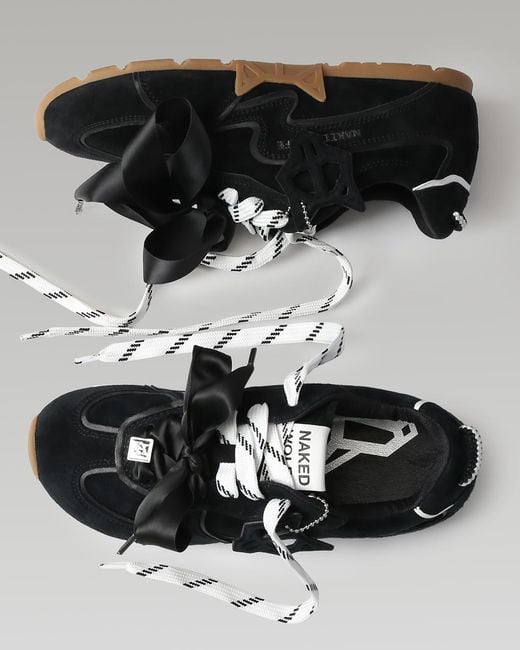 Naked Wolfe Black Adored Suede