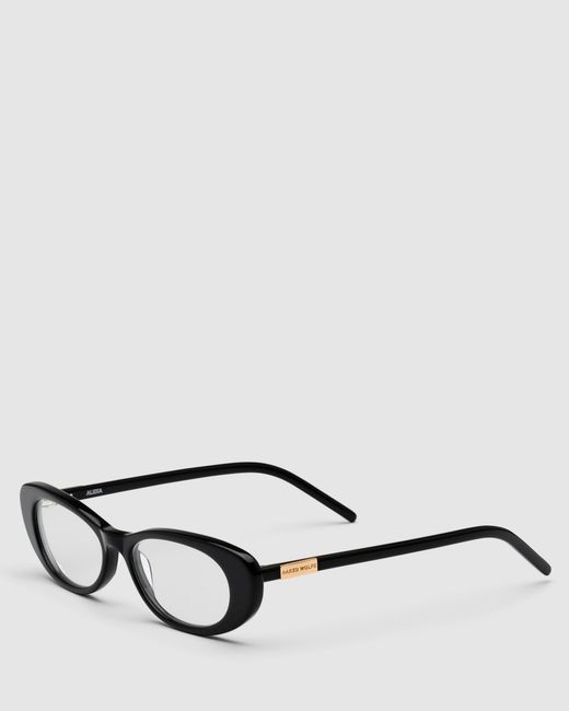 Naked Wolfe Black Alexa/Clear Sunglasses