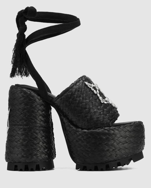 Naked Wolfe Black Beach Raffia
