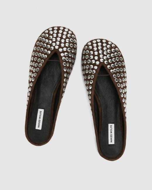 Naked Wolfe White Pippa Studded Leather