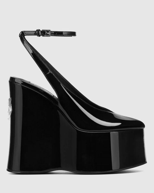 Naked Wolfe Black Tansy Patent Leather