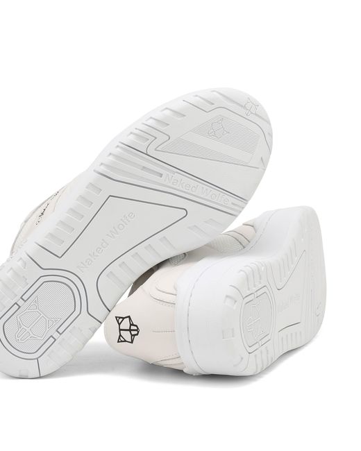 Naked Wolfe Ambition Cow Leather & Mesh White