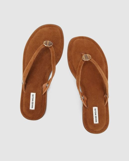 Naked Wolfe Natural Sammy Tan Suede