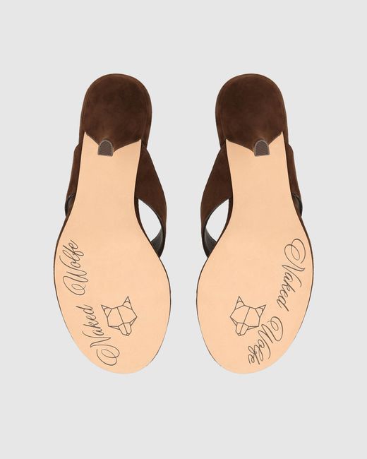 Naked Wolfe Brown Marley Suede
