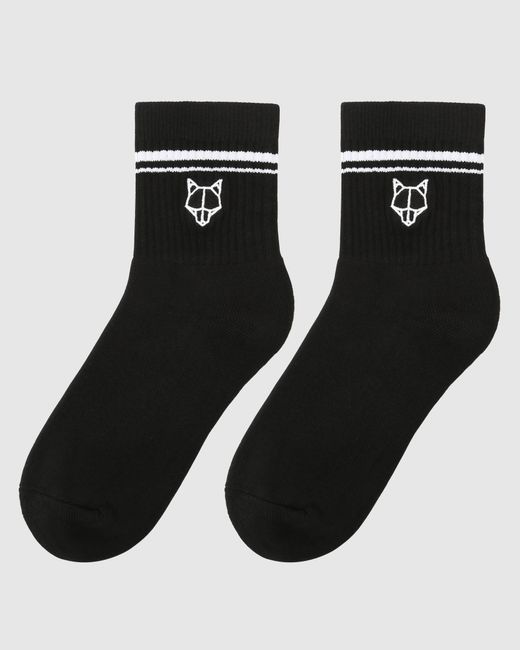 Naked Wolfe Black 3 Pack Stripe Socks