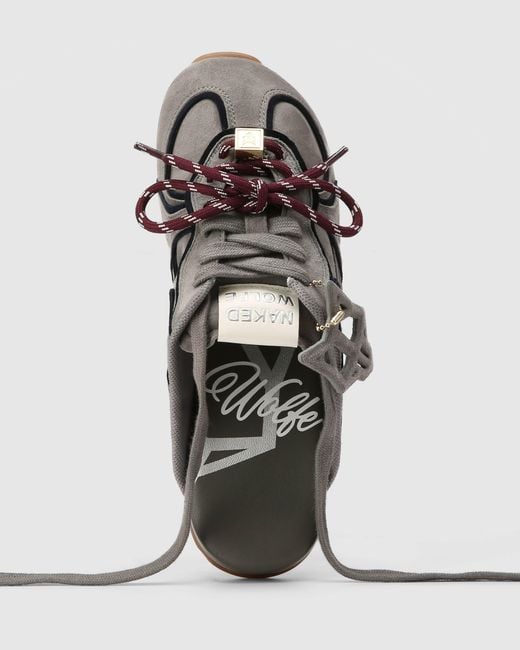 Naked Wolfe Gray Admire Suede