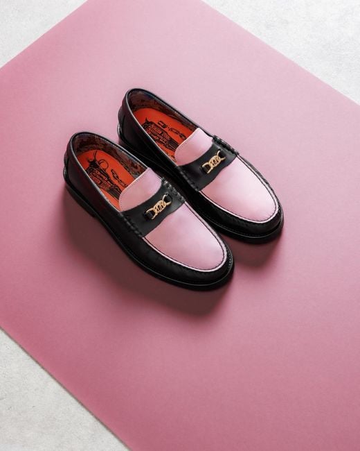 Naked Wolfe Black Snuffed Leather Loafers