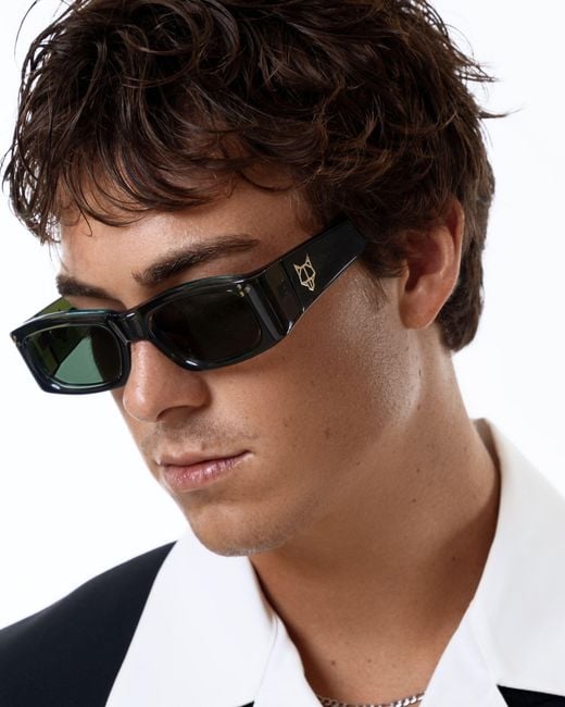 Naked Wolfe Green Motor Forrest Sunglasses