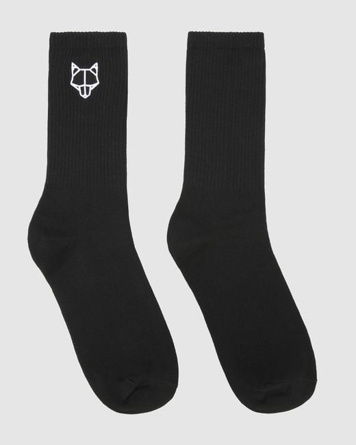 Naked Wolfe Black 3 Pack Crew Socks
