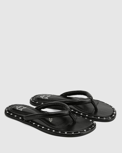 Naked Wolfe White Grenada Leather/ Studs