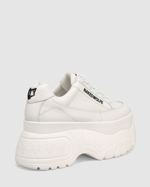 Naked Wolfe Sprinter White Leather