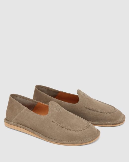 Naked Wolfe Brown Reef Taupe Suede