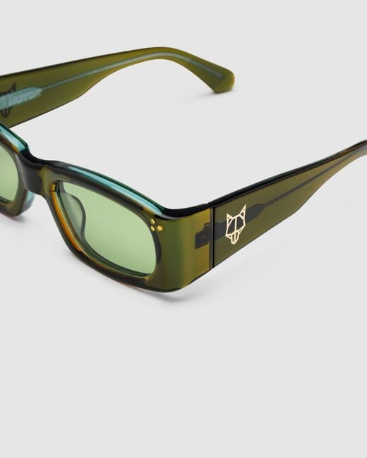 Naked Wolfe Green Motor Forrest Sunglasses