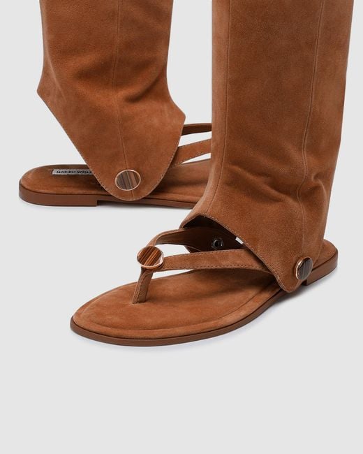 Naked Wolfe Natural Sammy Tan Suede