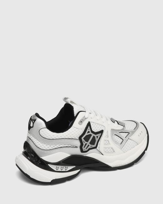 Naked Wolfe Smash White/silver Mesh