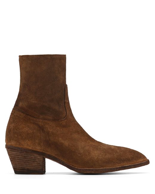 Naked Wolfe Man Brown Italian Suede Ankle Boots