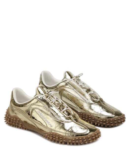 Naked Wolfe Island Metallic Crinkle Cow Leather