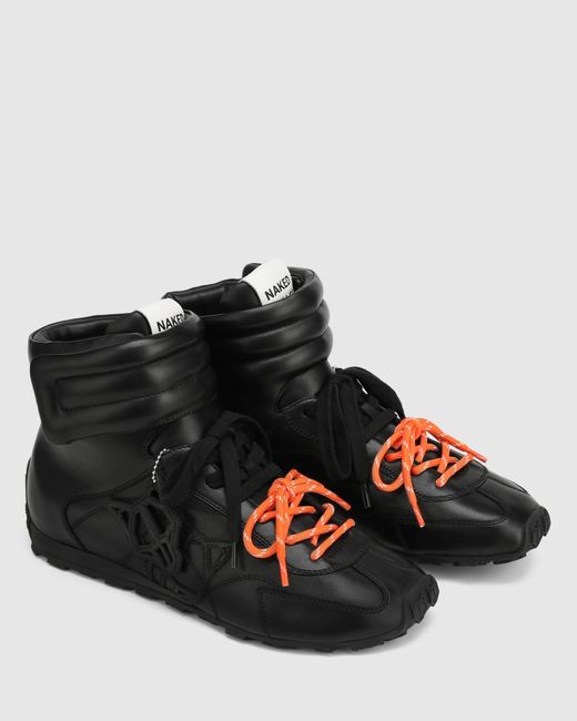 Naked Wolfe Black Love Sneaker Leather
