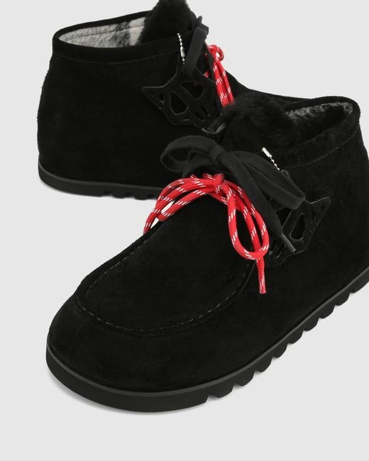 Naked Wolfe Black The Madness Boot Suede
