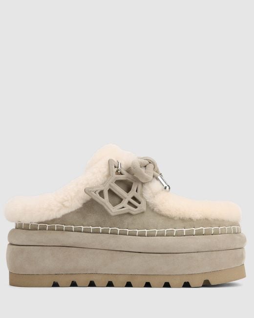 Naked Wolfe Natural Blizzard Yetti Stone Suede