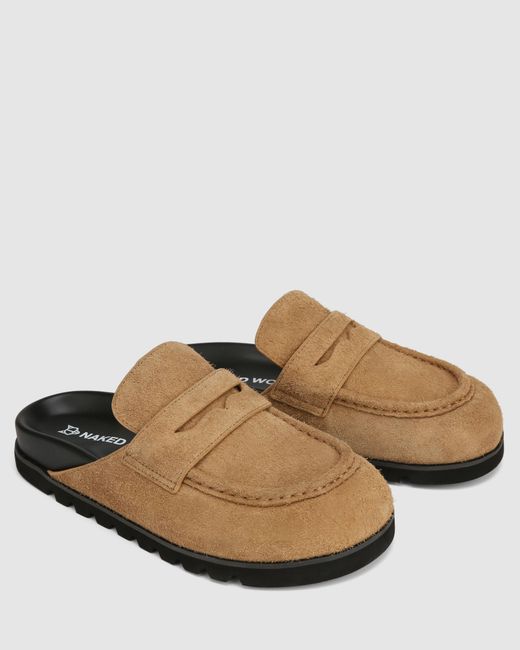 Naked Wolfe Brown Cord Desert Suede