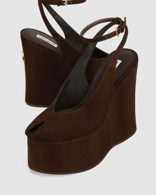 Naked Wolfe Brown Tansy Suede