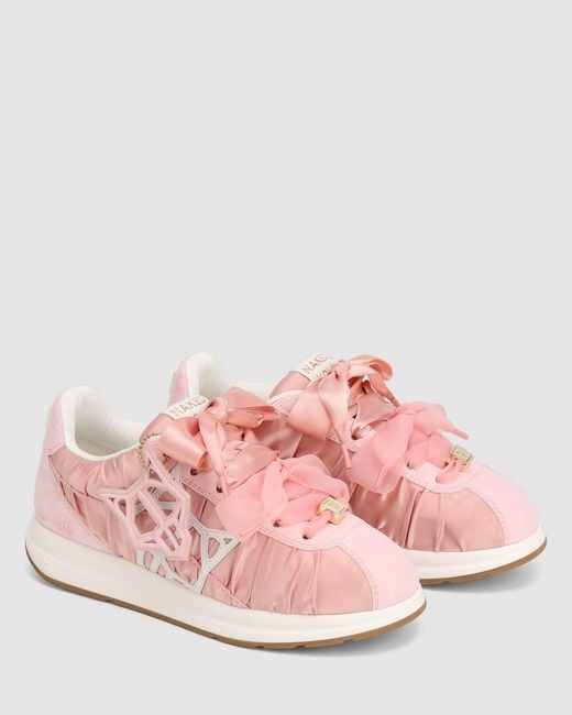 Naked Wolfe Pink Expensed Satin Scrunch