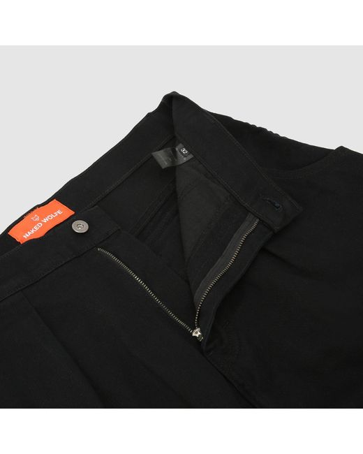 Naked Wolfe Black Baggy Pocket Cargo Pants