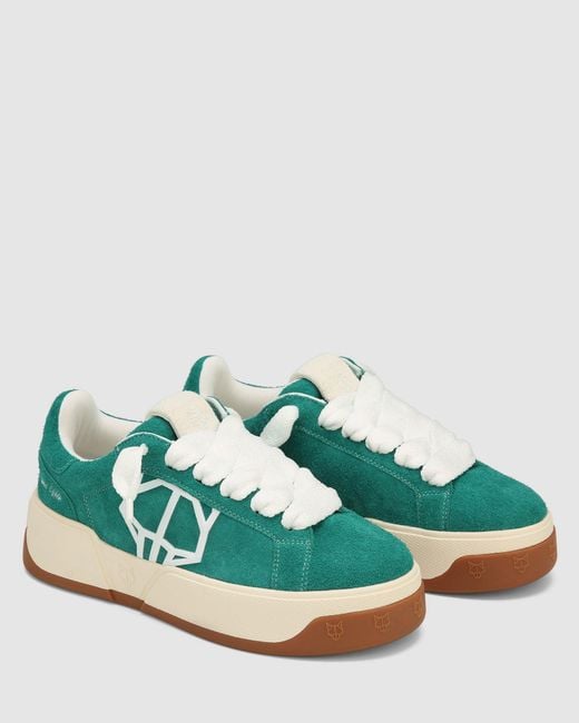Naked Wolfe Green Kray Hairy Cow Suede Forrest
