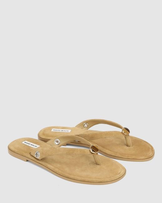 Naked Wolfe Natural Sammy Camel Suede