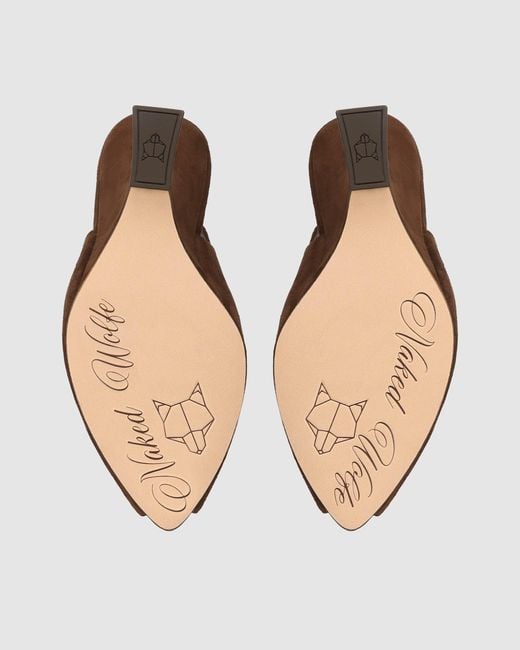 Naked Wolfe Brown Ronnie Suede