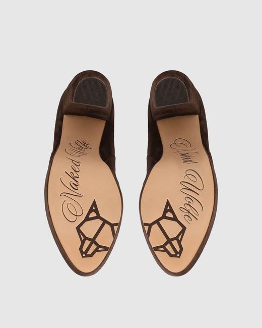 Naked Wolfe Brown Dancer Suede