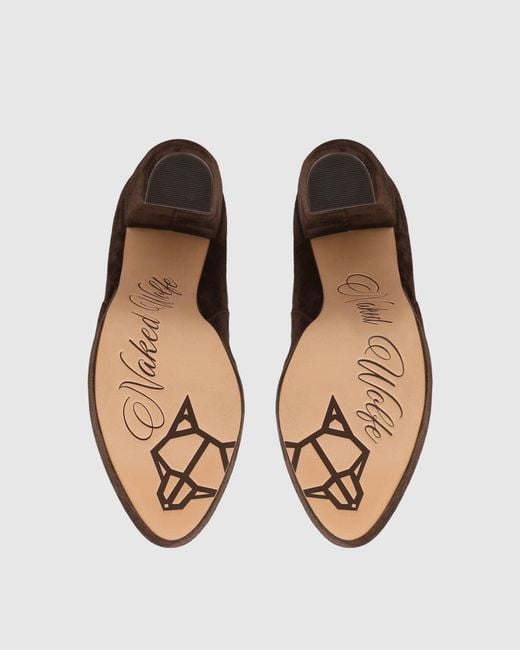 Naked Wolfe Brown Dancer Suede