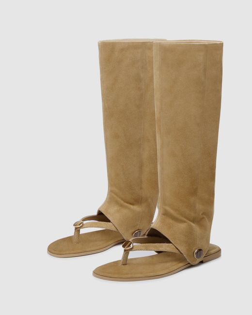 Naked Wolfe Natural Sammy Camel Suede
