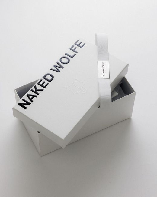 Naked Wolfe White Adored Suede/Leather
