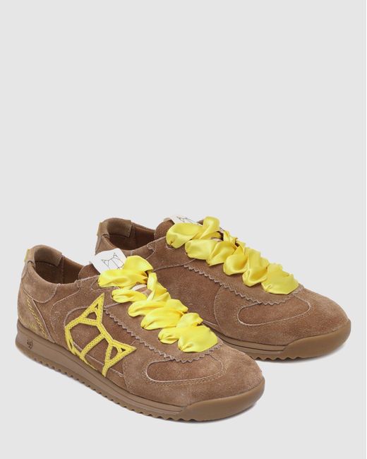 Naked Wolfe Brown Exposuree Suede Tan