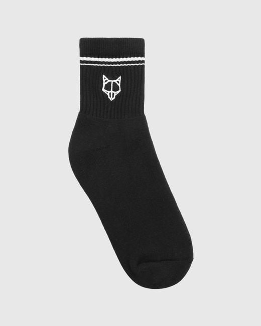 Naked Wolfe Black 1 Pack Stripe Socks