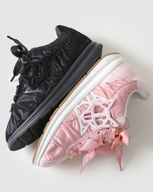 Naked Wolfe Expensed Satin Scrunch in Pink | Lyst