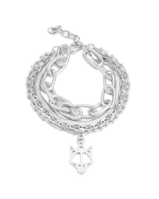 Naked Wolfe Metallic Anklet Chain