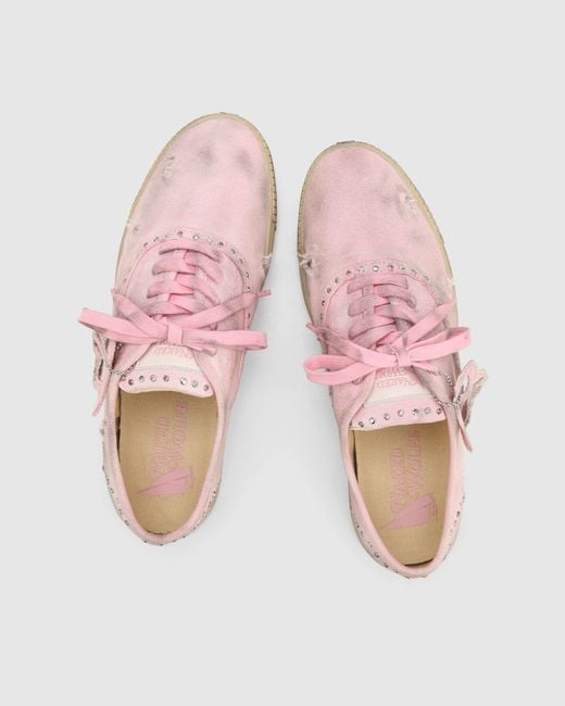 Naked Wolfe Pink The Sailing Sneaker Faded