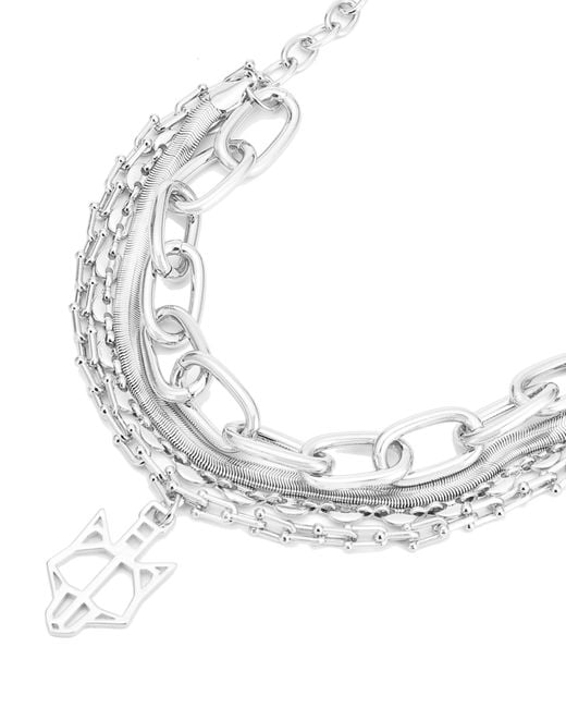 Naked Wolfe Metallic Anklet Chain