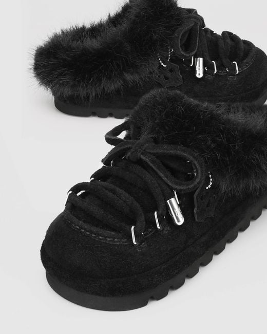 Naked Wolfe Black Harlow Suede