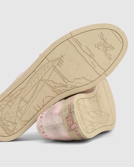 Naked Wolfe Pink The Sailing Sneaker Faded