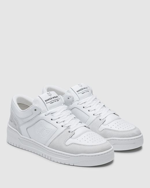 Naked Wolfe White Cm-01 Suede/ Leather