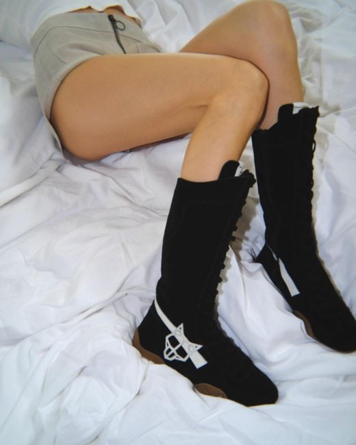 Naked Wolfe Black Betsy Suede